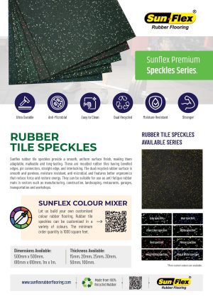 Sunflex Rubber Tile Speckles